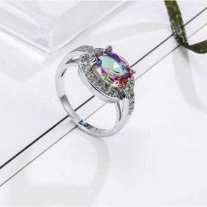 Mystic Oval Bridge Ring